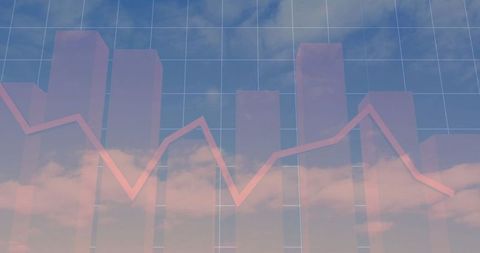Skyward Financial Graph Overlay Showcasing Data Trends