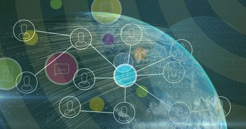 Global Digital Network and Data Infographic - Download Free Stock Images Pikwizard.com