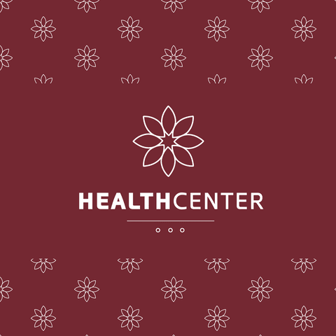 health center logo with flower element on transparent background - Download Free Stock Videos Pikwizard.com