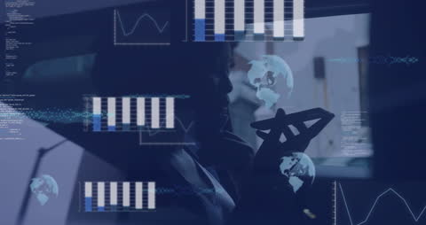 Global Connectivity Concept with African American Using Smartphone