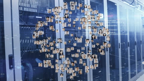 Global Network of Diverse Faces in a Modern Data Center