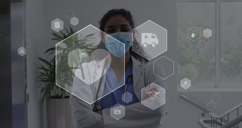 Digital Transformation in Healthcare with Female Doctor
