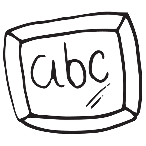 transparent outline of abc on chalkboard slate teaching aid - Download Free Stock Videos Pikwizard.com