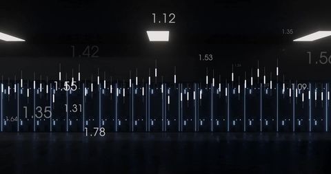 Digital Data Processing over Server Racks with Floating Metrics