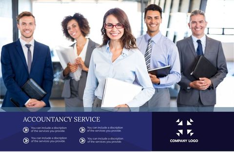 Confident Accountants Team Showcasing Expertise and Reliability - Download Free Stock Templates Pikwizard.com