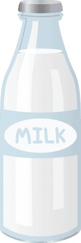 milk bottle on transparent background vector concept - Download Free Stock Videos Pikwizard.com