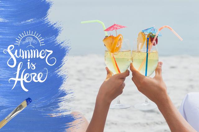 Perfect for promoting summer vacations, beach parties, and tropical getaways. Ideal for travel agencies, holiday brochures, and social media campaigns celebrating summer.