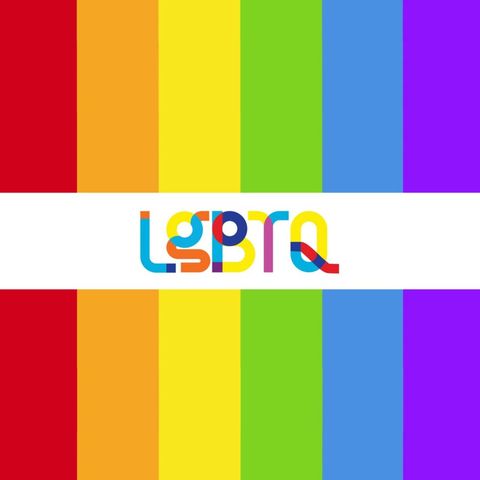 colorful lgbtq pride concept with rainbow stripes - Download Free Stock Templates Pikwizard.com