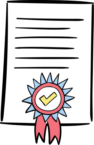 transparent award ribbon with certificate and checkmark - Download Free Stock Videos Pikwizard.com