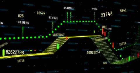 Digital Data Infographic Detail with Data Points and Graphs - Download Free Stock Images Pikwizard.com