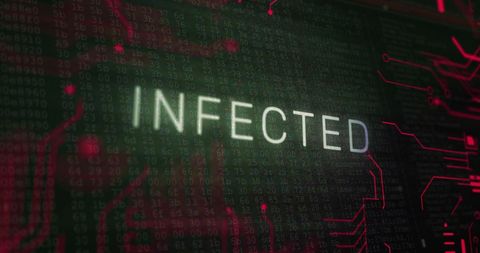 Infected Computer System Warning Interface - Download Free Stock Images Pikwizard.com