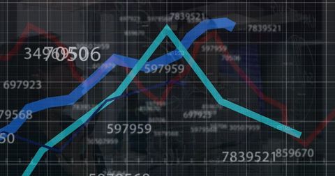 Interactive Financial Line Chart on Digital Interface - Download Free Stock Images Pikwizard.com
