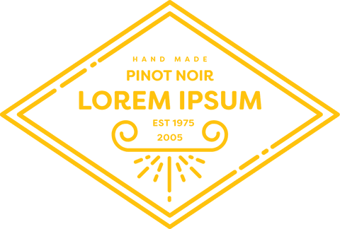 Yellow Wine Label Design on Transparent Background - Download Free Stock Videos Pikwizard.com