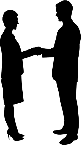 transparent business partnership shake silhouette - Download Free Stock Videos Pikwizard.com