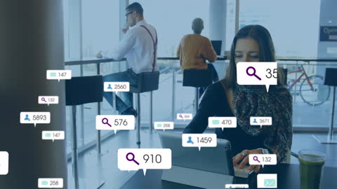 Social Media Network Connections in Modern Office