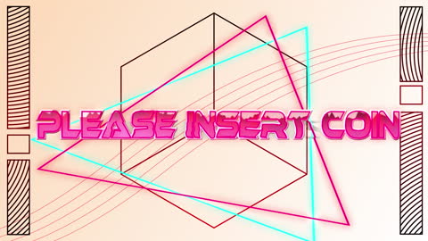 Please Insert Coin Unreal Geometric Art