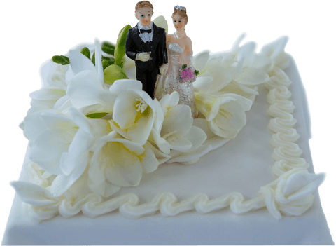 transparent wedding cake topper figurines on iced cake - Download Free Stock Videos Pikwizard.com