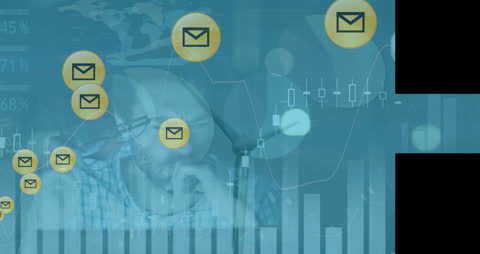 Digital Communication and Renewable Energy Analytics Concept