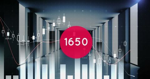 Dynamic Financial Data Overlay in Digital Space - Download Free Stock Images Pikwizard.com