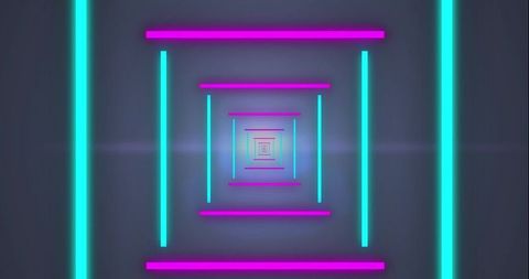 Neon Tunnel of Vibrant Colors Space Concept - Download Free Stock Images Pikwizard.com