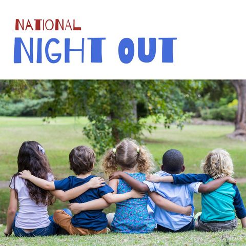 children embracing at community event national night out - Download Free Stock Templates Pikwizard.com