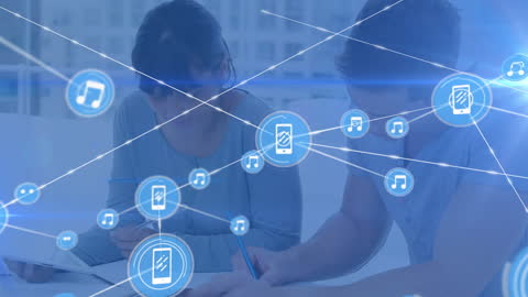 Digital Connected Students Learning with Network Interface