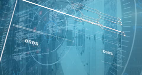 Futuristic Animation of Data Networks and Global Connections