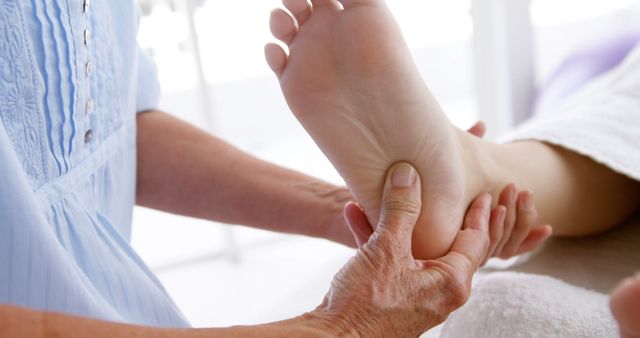 Professional Foot Massage in a Spa Setting - Download Free Stock Images Pikwizard.com