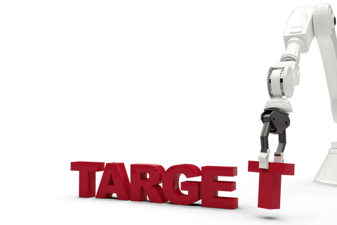 Robotic Arm Targeting Success on Transparent Background - Download Free Stock Videos Pikwizard.com