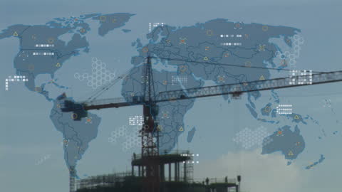 Global Data Flow on Construction Zone Background