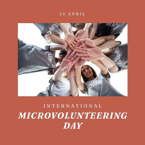 international microvolunteering day unity hand stack - Download Free Stock Templates Pikwizard.com