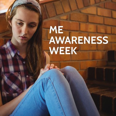 young woman reflecting on me awareness week outdoors - Download Free Stock Templates Pikwizard.com