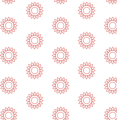 seamless red flower digital pattern on transparent background - Download Free Stock Videos Pikwizard.com