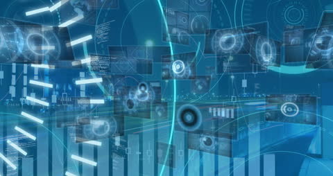 Digital Cityscape with 5G Network Technology Concepts