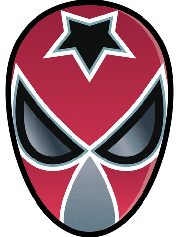 flat red cartoon superhero mask with star on transparent - Download Free Stock Videos Pikwizard.com