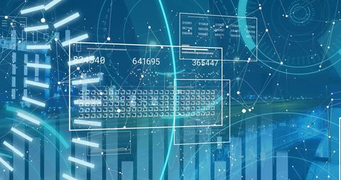 Futuristic Digital Data Processing and 5G Connectivity Concept - Download Free Stock Images Pikwizard.com