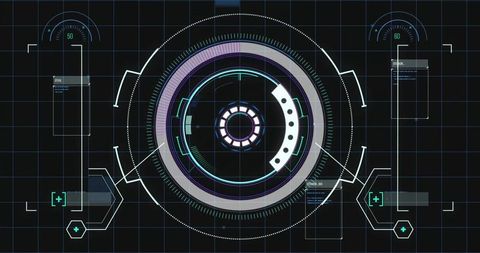 High-Tech Interface with Futuristic Data Scanning Concept - Download Free Stock Images Pikwizard.com