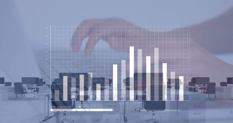 Digital Data Analysis with Office Wend Overlay Panel - Download Free Stock Images Pikwizard.com