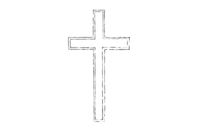 Simple Black Cross on Transparent Background for Religious Design - Download Free Stock Videos Pikwizard.com