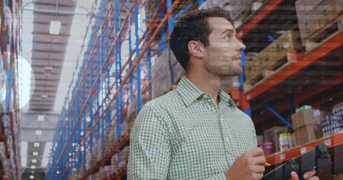 Warehouse Manager Using Technology for Inventory Management