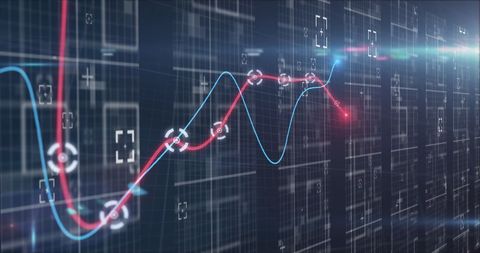 Futuristic Digital Data Trends on Analytics Interface - Download Free Stock Images Pikwizard.com