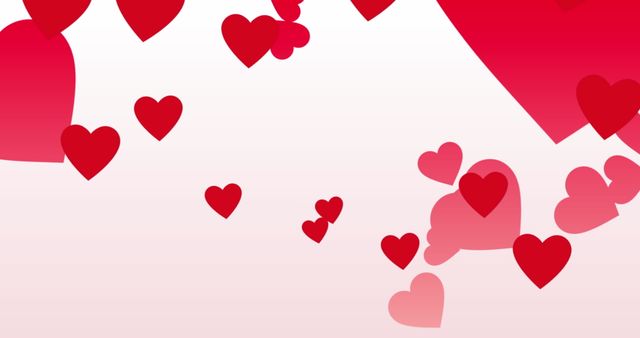 Red Heart Icons on White Background for Valentine's Day - Download Free Stock Images Pikwizard.com