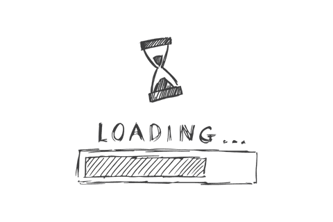 monochrome hand-drawn loading bar with hourglass on transparent background - Download Free Stock Videos Pikwizard.com