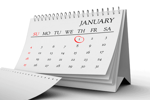 january calendar page on transparent background illustrating date and time - Download Free Stock Videos Pikwizard.com