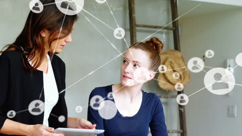 Global Business Connections: Diverse Professionals Networking