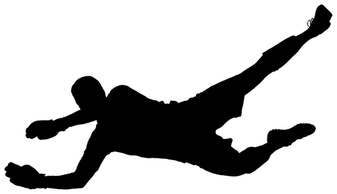 digital png silhouette of male football player on transparent background - Download Free Stock Videos Pikwizard.com
