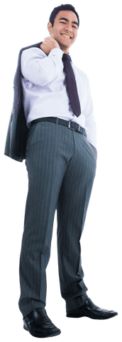 confident biracial businessman smiling with transparent background - Download Free Stock Videos Pikwizard.com