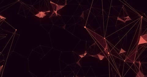 Abstract Geometric Network on Purple Background with Dynamic Motion - Download Free Stock Images Pikwizard.com
