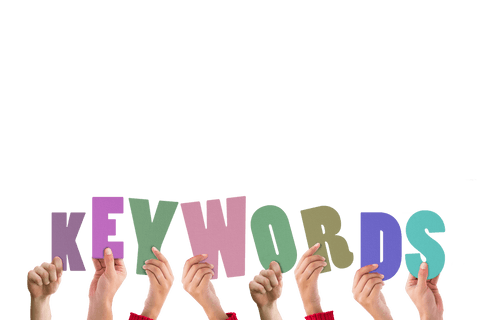 diverse hands holding keywords message on transparent background - Download Free Stock Videos Pikwizard.com