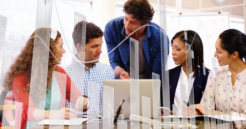 Diverse Team Analyzing Financial Data with Laptop and Charts - Download Free Stock Images Pikwizard.com